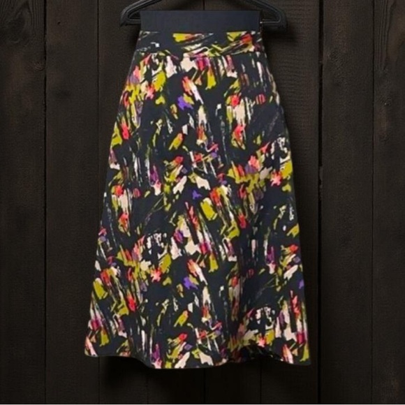 Lane Bryant Swing Pleated Skirts Multi Colored skirt Size 16 - Picture 4 of 13